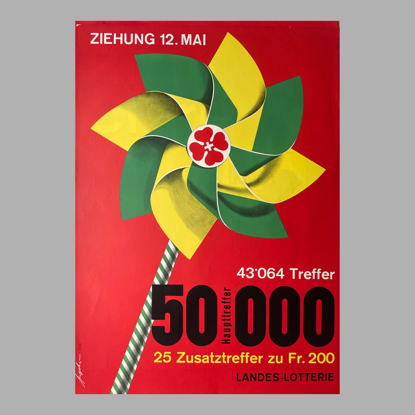Ziehung 12. Mai, Landes-Lotterie