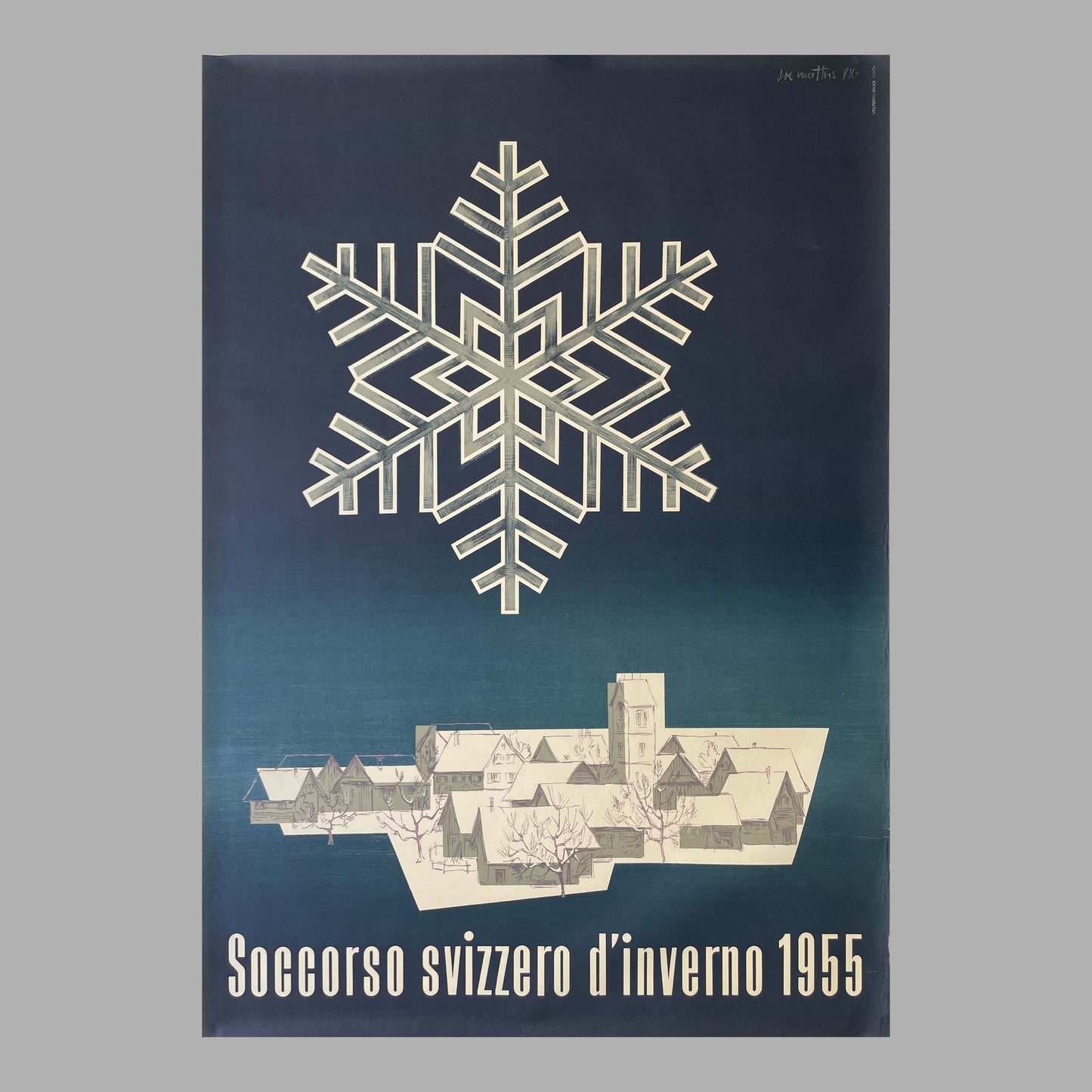 Winterhilfe, Soccorso scizzero d'inverno 1955