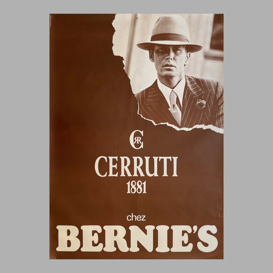 Cerruti chez Bernies
