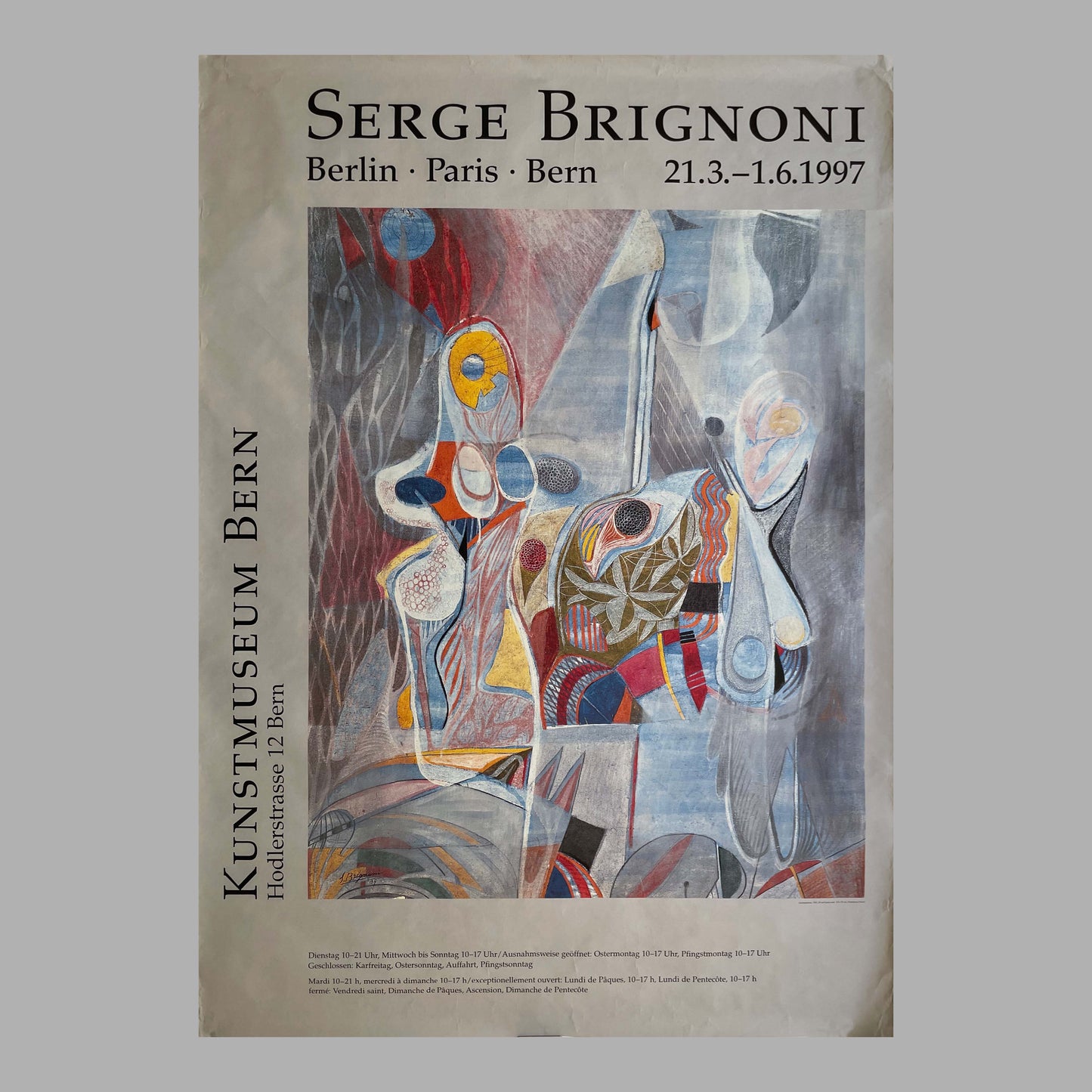 Serge Brignoni, Kunstmuseum Bern
